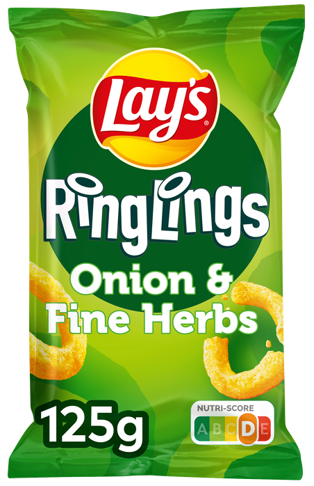 Lays Ringlings Doos 12 x 125 Gram