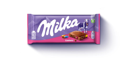Milka Confetti Chocolade Reep 100 Gram