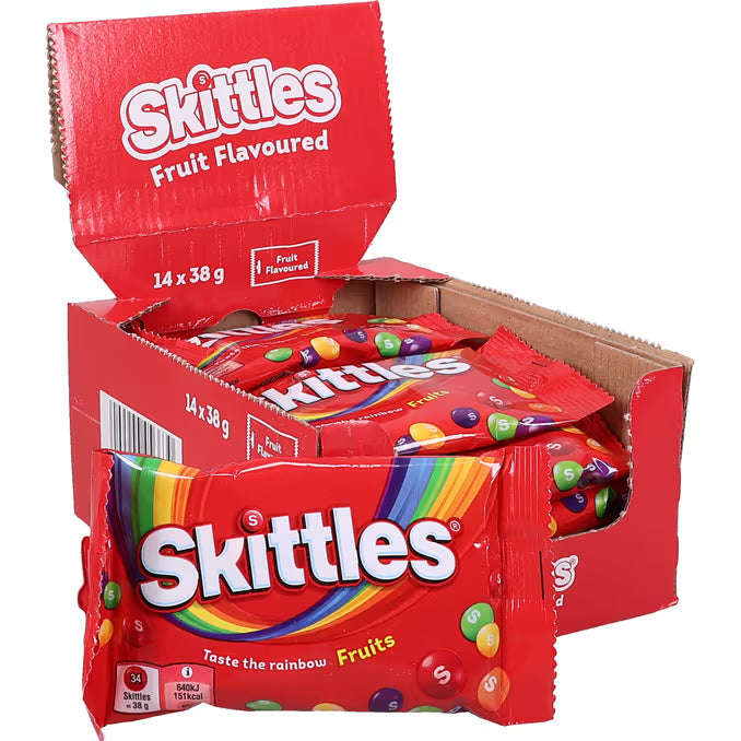 Skittles Fruit Doos 14 x 38 Gram