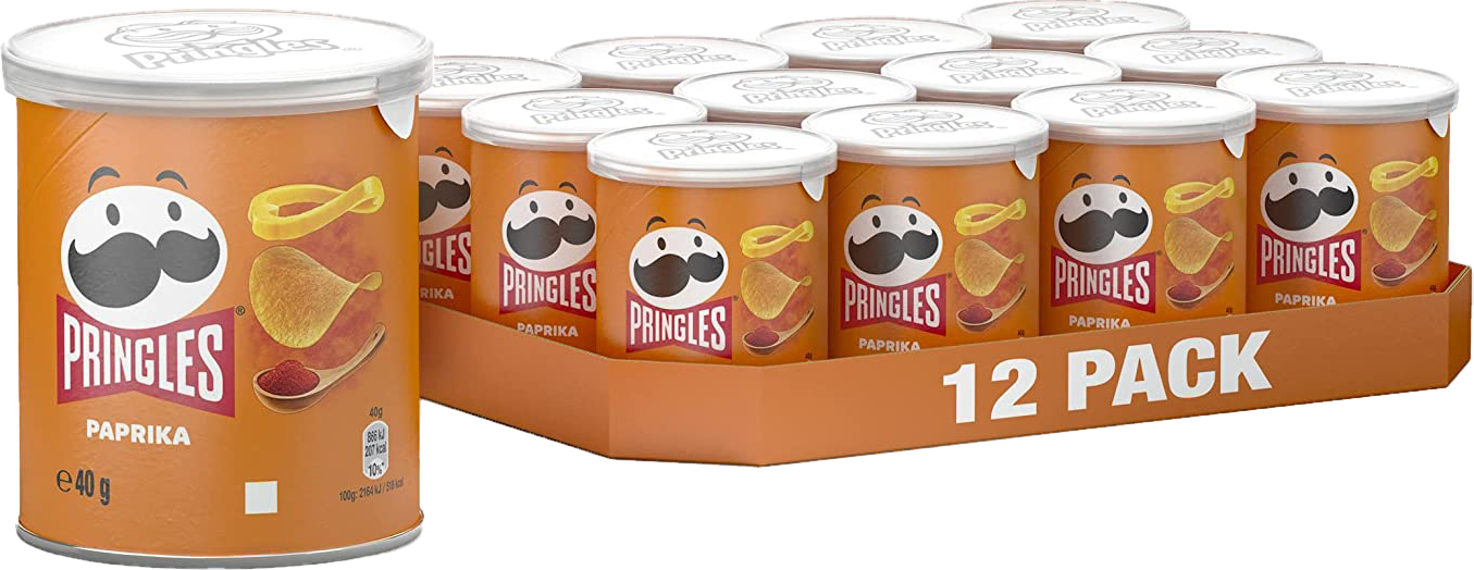 Pringles Paprika Tray 12 x 40 Gram