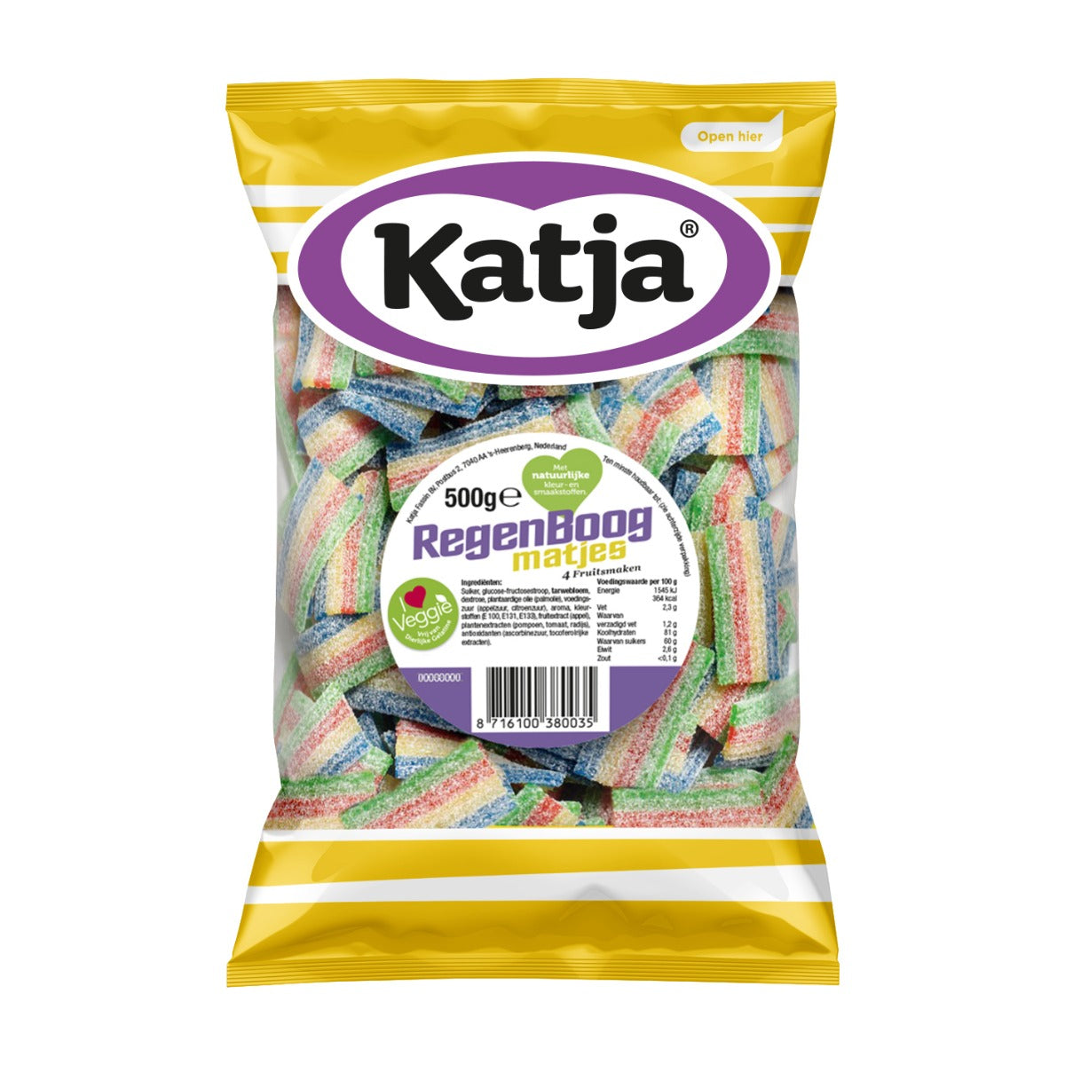 Katja Regenboogmatjes 500 Gram