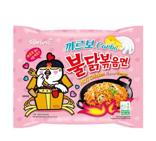 Samyang Ramen Hot Chicken Carbonara Noodles 130 gram