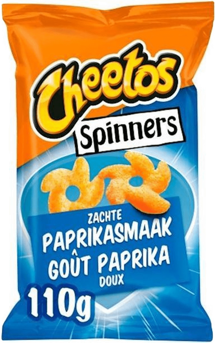 Cheetos Spinners Paprika Chips 110 Gram