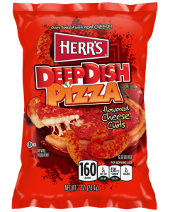 Herr's Deep Dish Pizza Curls 199 Gram