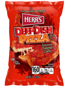 Herr's Deep Dish Pizza Curls 199 Gram