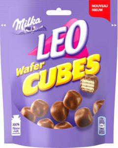 Milka Leo Wafer Cubes 150 Gram