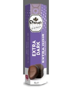 Droste Chocolade Pastilles Extra Pure Chocolade 72% Doos - 12 x 80 Gram