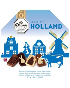 Droste Chocolade Cadeau Holland Editie Doos - 6 x 200 Gram