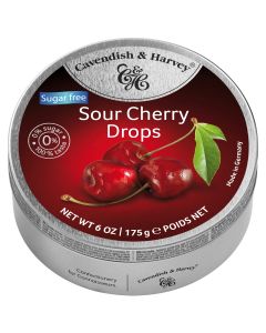 Suikervrij Zure Kers 175 Gram