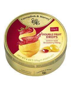 Dubbel Fruit Lemon Aardbei 175 Gram