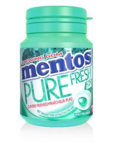 Mentos Bottle PF Winter Green 60 Gram Verpakking 