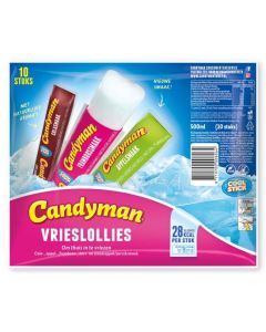 Candyman Coolsticks Vrieslollies 10 Stuks