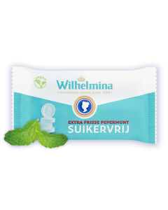 Wilhelmina  Vegan Pepermunt Suikervrij 3-Pack