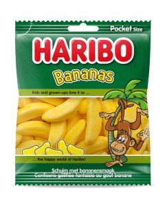 Haribo Bananen Doos - 28 x 70 Gram