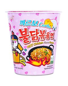 Samyang Ramen Hot Chicken Carbonara Noodles Cup 80 gram