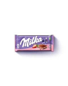 Milka Aardbei Chocolade Reep 100 Gram