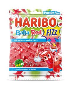 Haribo Balla Red Zuur Doos - 28 x 70 Gram