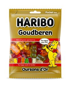 Haribo Goudbeertjes Doos - 28 x 75 Gram