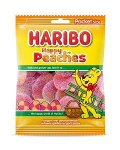 Haribo Perziken Doos - 28 x 75 Gram