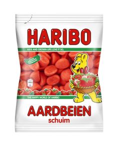 Haribo Schuim Aardbeien 200 Gram