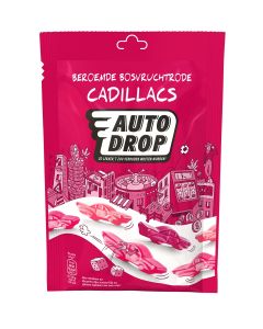Autodrop Beroemde Bosvruchtrode Cadillacs Mixzak (180 gram)