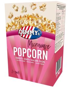 Jimmy's Magnetron Popcorn Zoet 3 x 90 Gram