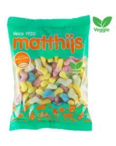 Matthijs Veggie Zure Neon Wormen 400 Gram