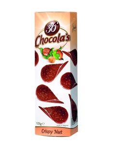 Chocola's Hazelnoot Chocolade 125 Gram/ 36 Stuks