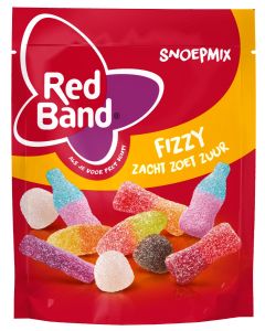 Red Band Snoepmix Fizzy 205 Gram