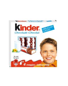 Kinder Chocolade Reepjes - 4 Reepjes
