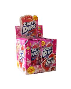 Crazy Dips Strawberry Doos - 24 Stuks 