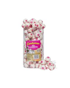 Candyman Lolly's Mega Wit 75 Stuks