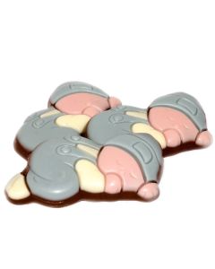 Choco Babies Melk Wit/ Blauw Doos 2 Kilo
