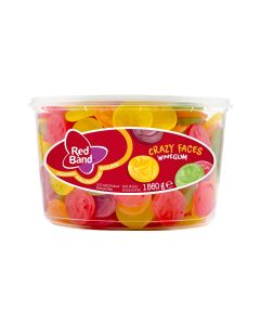 Red Band Crazy Faces Winegum 300 Stuks