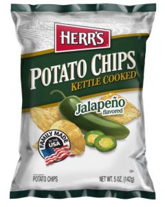 Herr's Kettle Chips Jalapeno 142 Gram