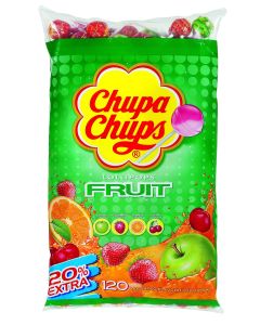 Chupa Chups Lolly's Zak Fruit Of 120 Stuks