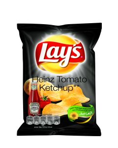 Lays Tomato Ketchup Chips Doos - 20 x 40 Gram