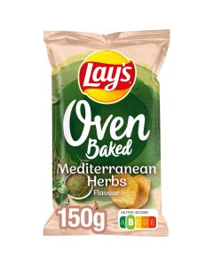 Lays Oven Chips Mediterranean Herbs 150 Gram
