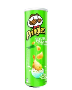Pringles Sour Cream & Onion Chips Doos - 19 x 165 Gram