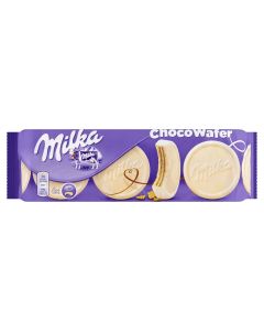 Milka Choco Wafer Witte Chocolade 6 Koekjes  18 x 180 Gram