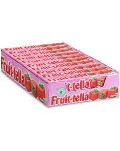 Fruit Tella Aardbei Doos - 20 x  41 Gram