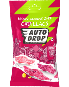 Autodrop Bekkentrekkend Zure Cadillacs Snackpack (85 gram)