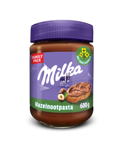 Milka Hazelnoot Pasta 600 Gram
