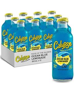Calypso Ocean Blue Lemonade Tray - 12 x 473 ml