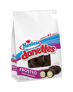 Hostess Donettes Frosted Mini Donuts Chocolate 284 Gram