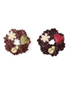 Kerstkrans Deco Assortiment Melk Puur 24 x 60 Gram