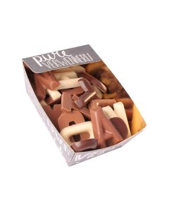 Pure Verwennerij Chocolade Strooiletters 175 Gram