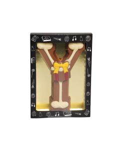 Luxe Gedecoreerde Melk Chocolade Letter Y 240 Gram