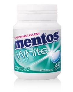 Mentos Bottle White Green Mint