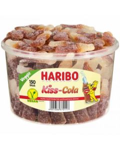 Haribo Zure Cola Flesjes Kiss Cola 150 Stuks